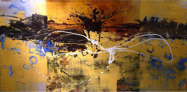 Sur l'île flottante 24'' x 48'' _9